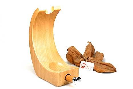 Guy Janot Pipe Rack with Tamper Beech wood for 1 Pipe